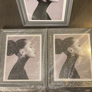 (3)Gray 8x10 Picture Frames